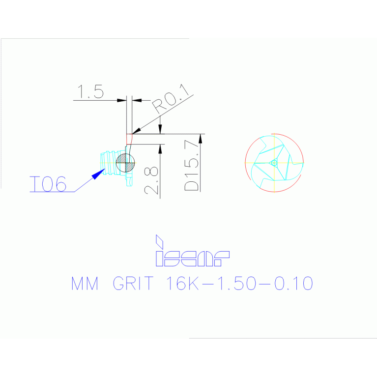MM GRIT 16K-1.50-0.10 IC528