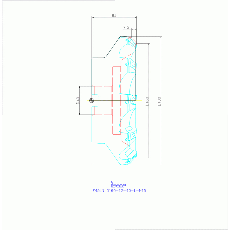 F45LN D160-12-40-L-N15
