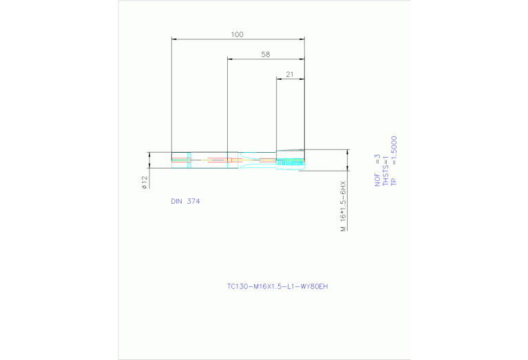 TC130-M16X1.5-L1-WY80EH