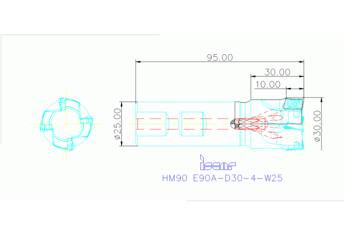 HM90 E90A-D30-4-W25