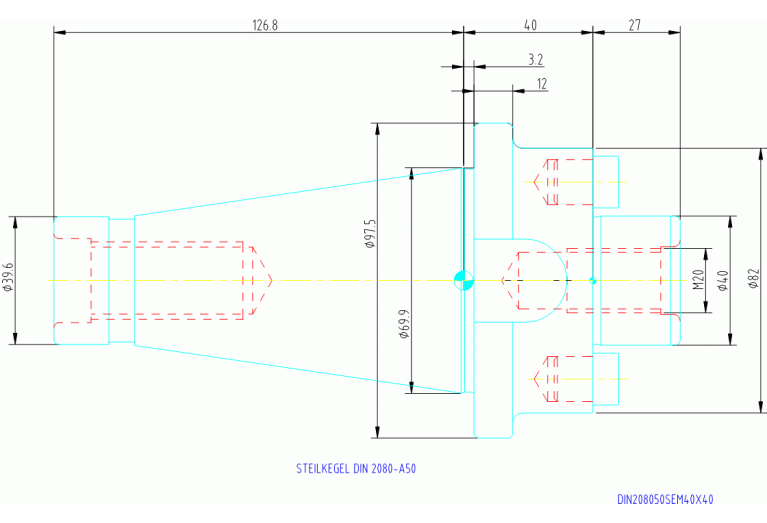 DIN208050SEM40X40