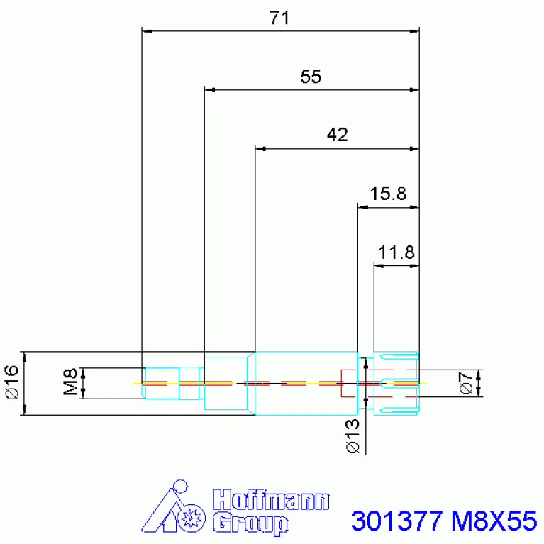 301377 M8X55