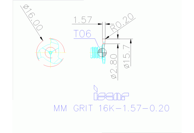 MM GRIT 16K-1.57-0.20 IC528