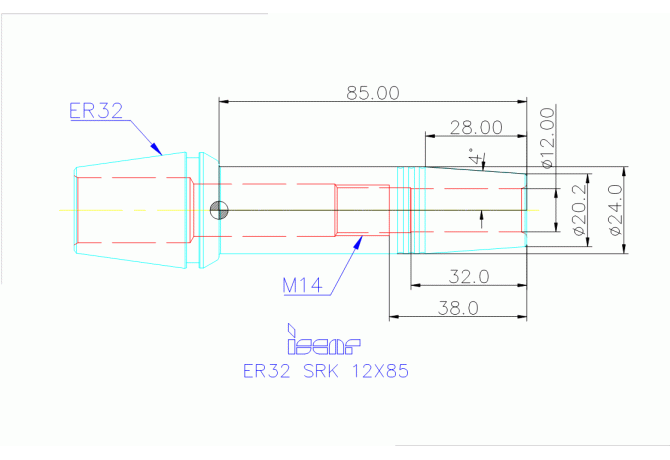 ER32 SRK 12X85