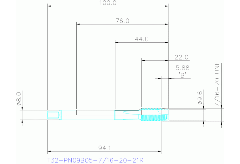 T32-PN09B05-7/16-20-21R