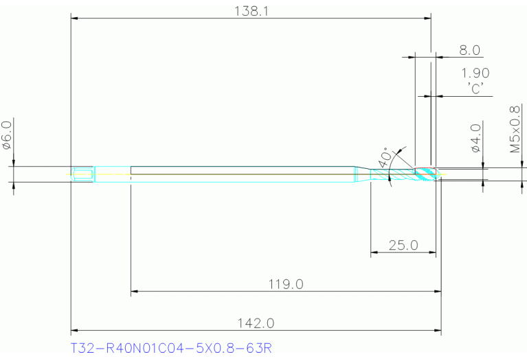 T32-R40N01C04-5X0.8-63R