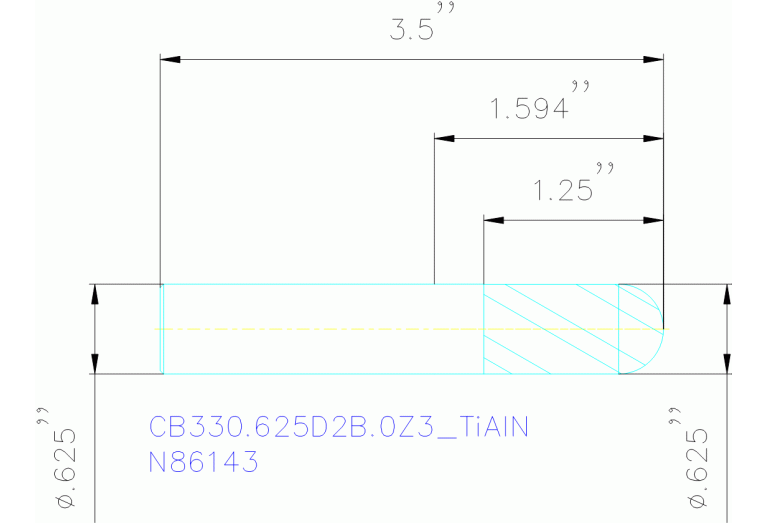 CB330.625D2B.0Z3 TIALN