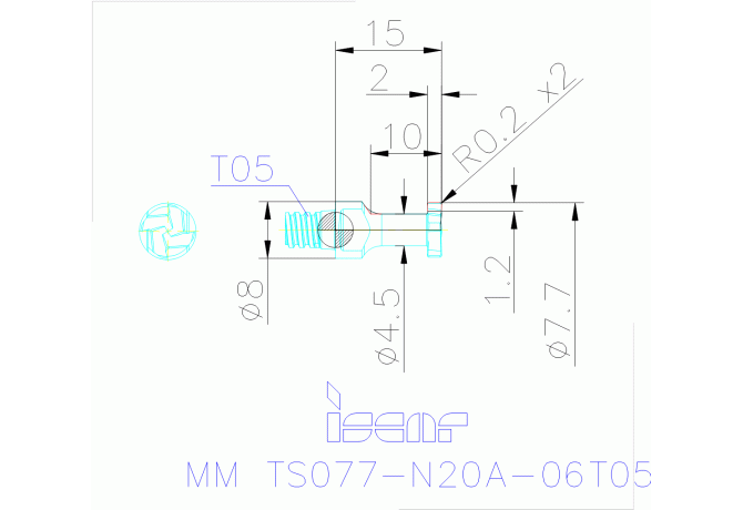 MM TS077-N20A-4T05 IC908