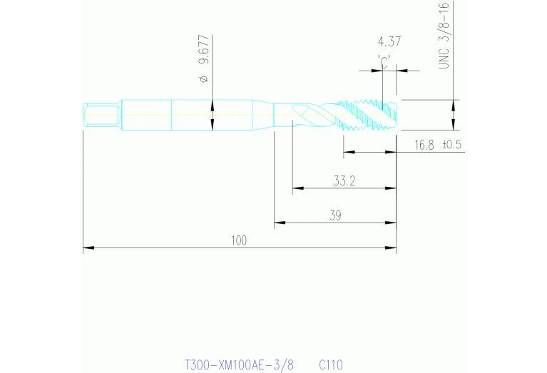 T300-XM100AE-3/8 C150