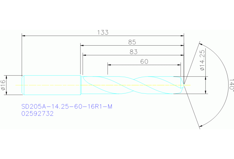 SD205A-14.25-60-16R1-M