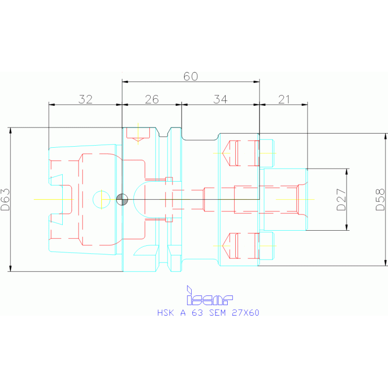 HSK A63 SEM27X60