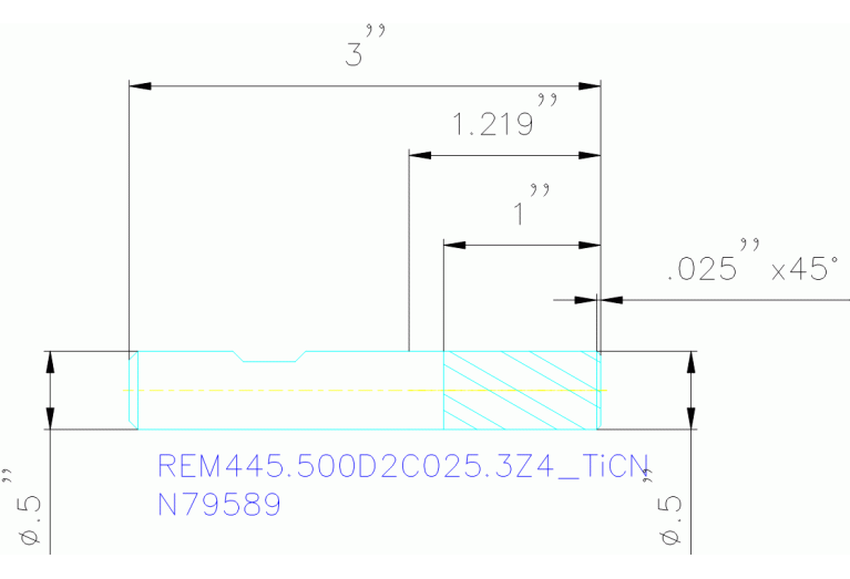 REM445.500D2C025.3Z4 TICN