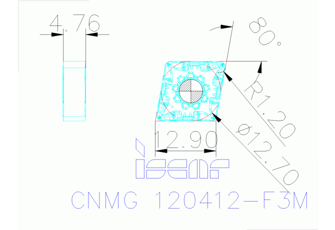 CNMG 120412-F3M IC807
