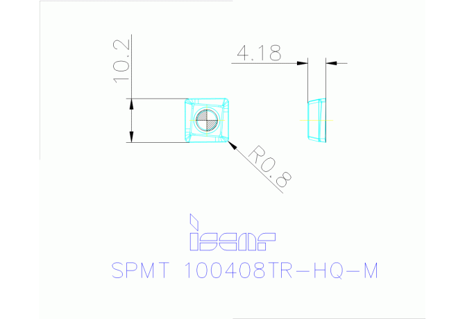 SPMT 100408TR-HQ-M DT7150