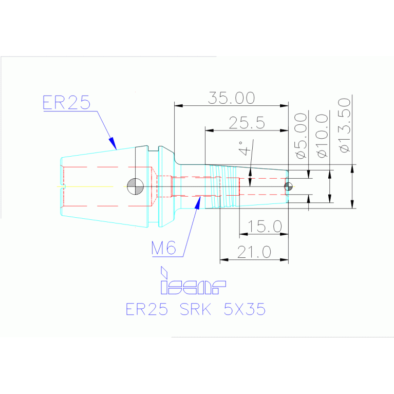 ER25 SRK 5X35