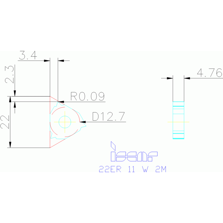 22ER 11 W 2M IC908