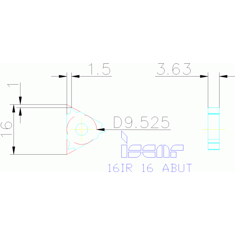 16IR 16 ABUT IC250