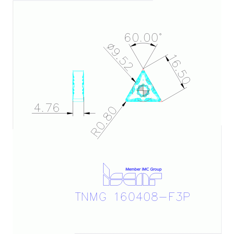 TNMG 160408-F3P IC807