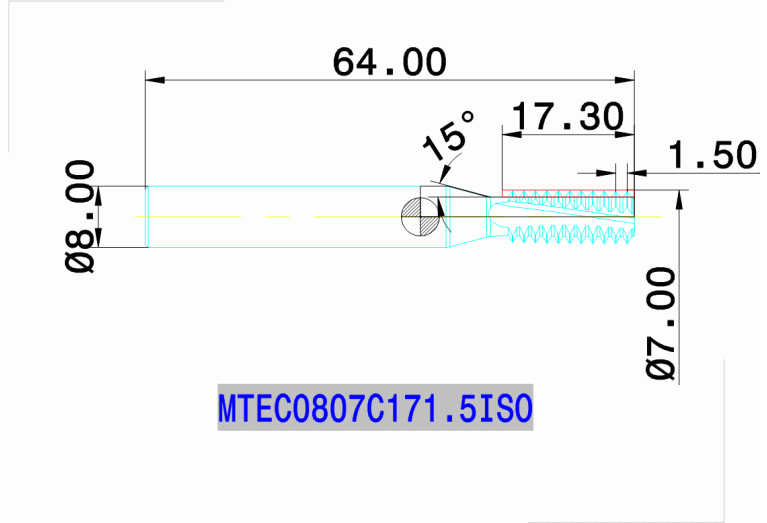 MTEC 0807C17 1.5ISO IN2005