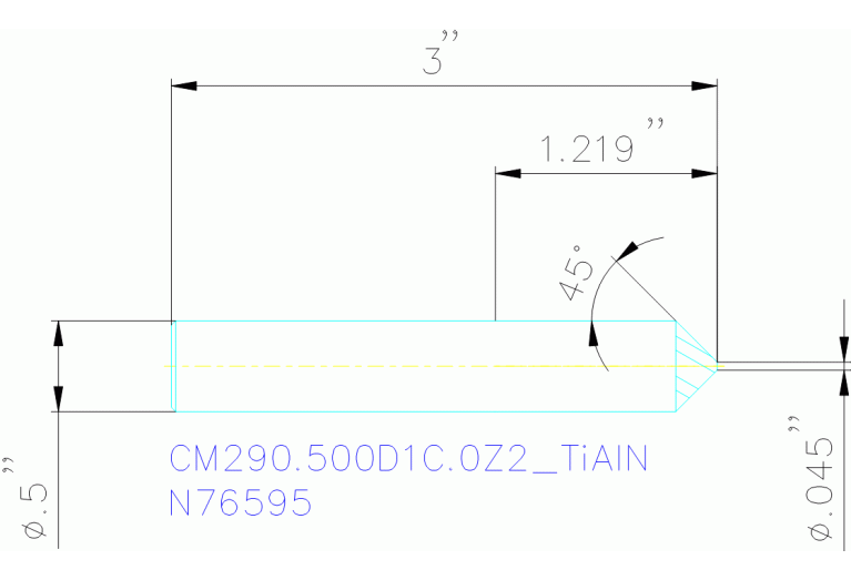 CM290.500D1C.0Z2 TIALN