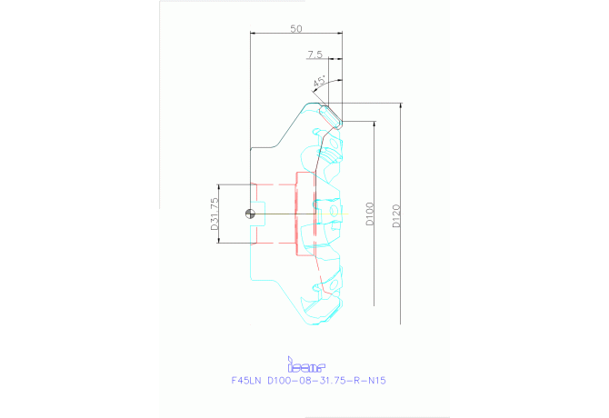 F45LN D100-08-31.75-R-N15