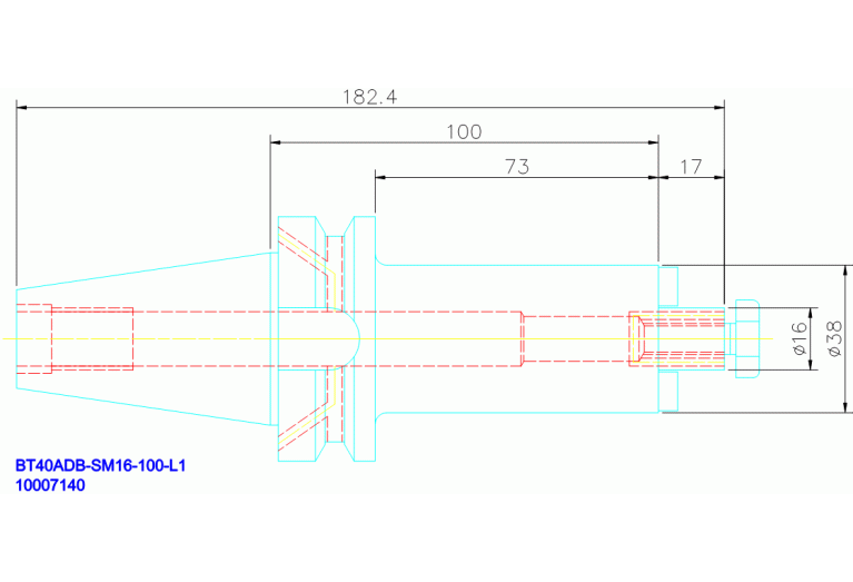 BT40ADB-SM16-100-L1