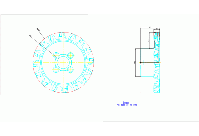 FDN D200-20-40-XN13