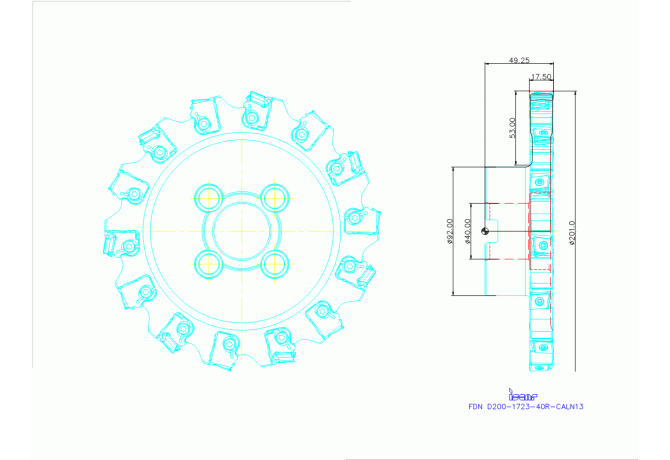 FDN D200-1723-40R-CALN13