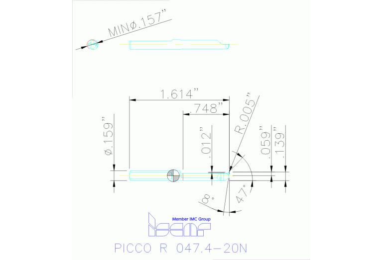 PICCO R 047.4-20N IC908