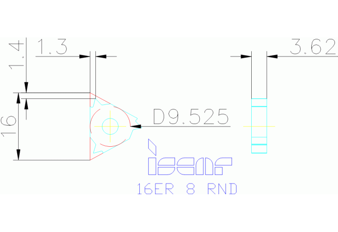 16ER 8 RND IC908