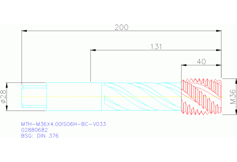 MTH-M36X4.00ISO6H-BC-V033
