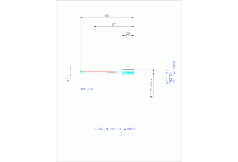 TC130-M10X1-L1-WY80AA
