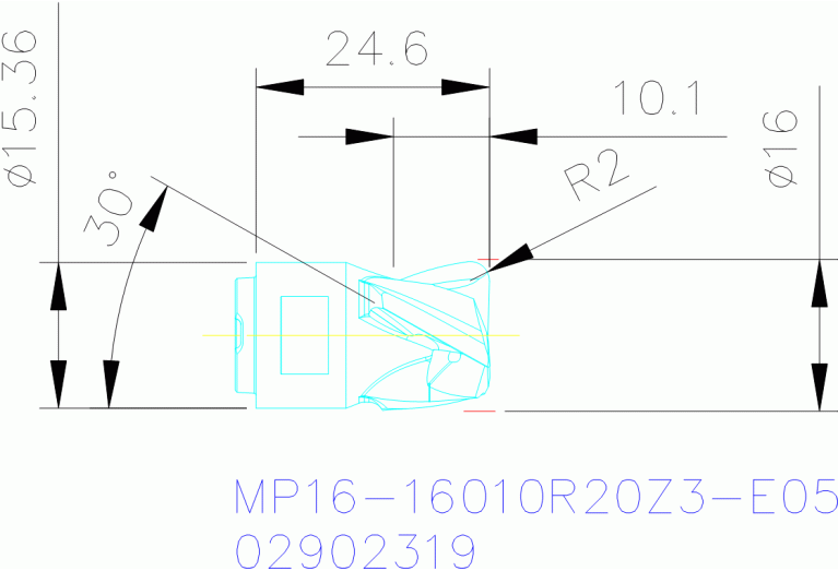 MP16-16010R20Z3-E05 F40M