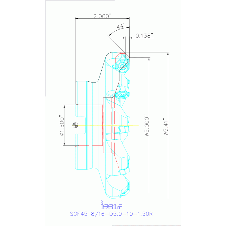 SOF45 8/16-D5.0-10-1.50R