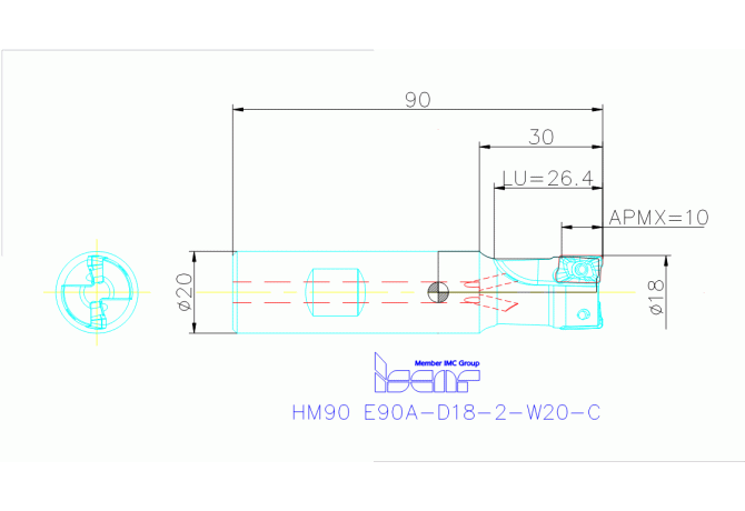 HM90 E90A-D18-2-W20-C