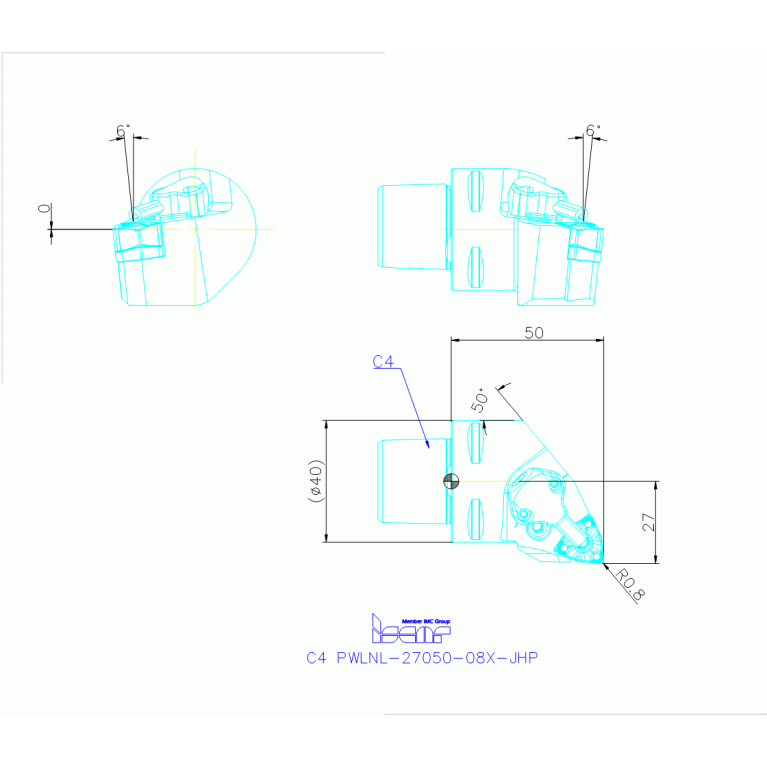 C4 PWLNL-27050-08X-JHP