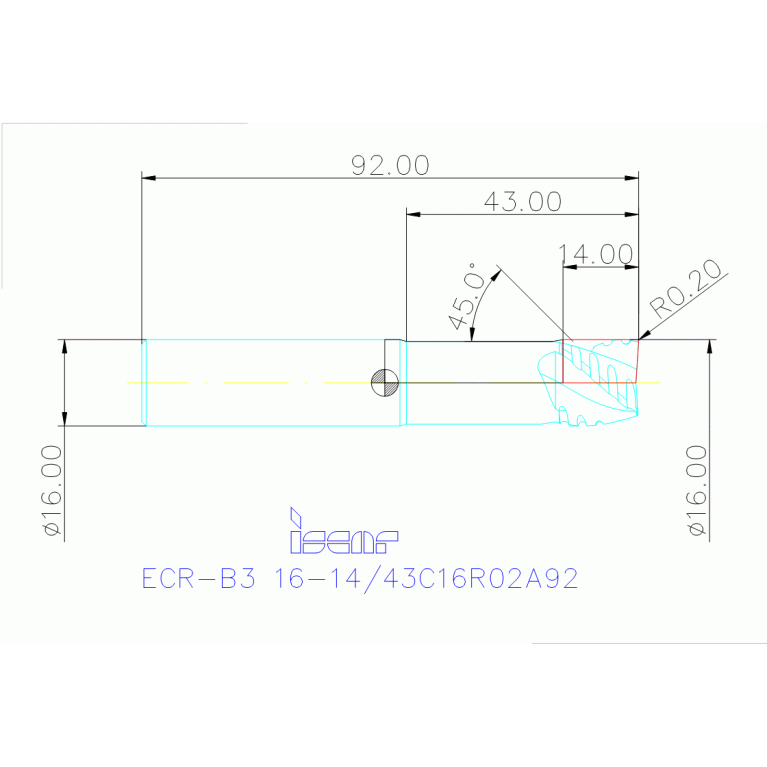 ECR-B3 16-14/43C16R02A92 IC08