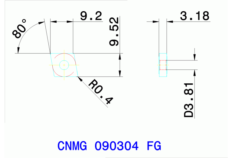 CNMG 090304 FG TT8125