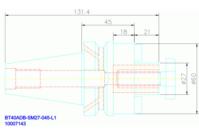 BT40ADB-SM27-045-L1