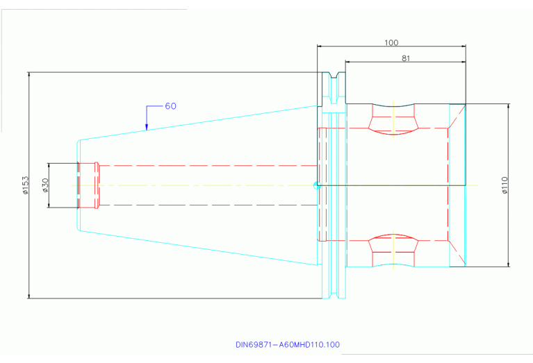 DIN69871-A60MHD110.100