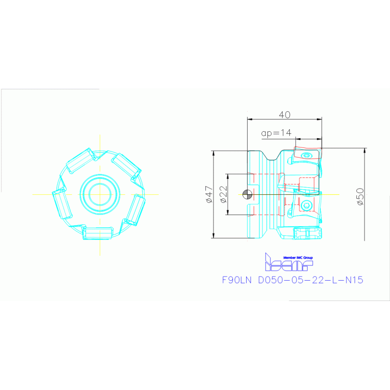 F90LN D050-05-22-L-N15