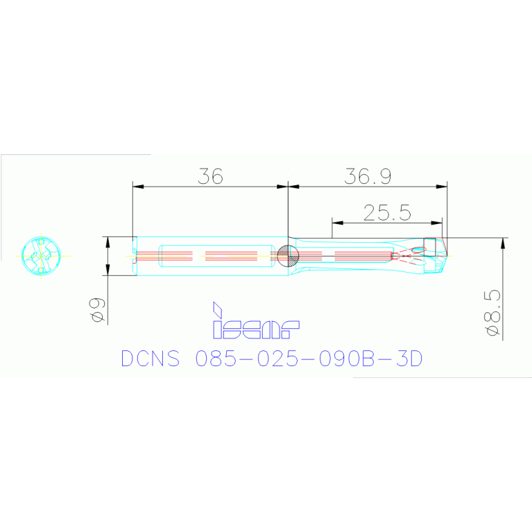 DCNS 085-025-090B-3D