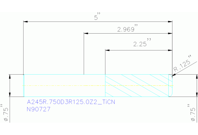 A245R.750D3R125.0Z2 TICN