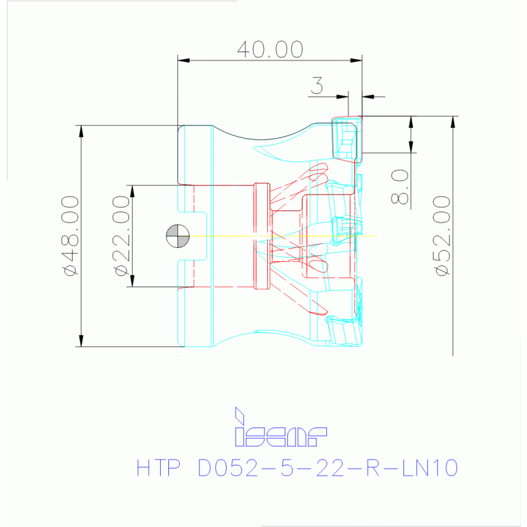 HTP D052-5-22-R-LN10