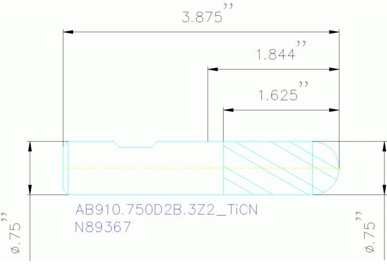 AB910.750D2B.3Z2 TICN
