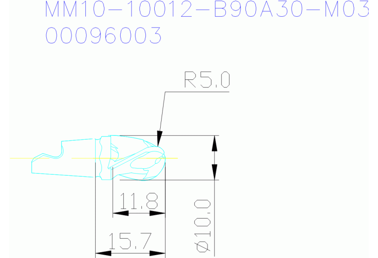 MM10-10012-B90A30-M03 F40M