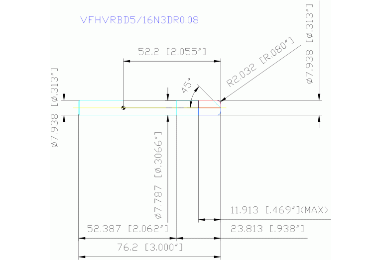 VFHVRBD5/16N3DR0.08
