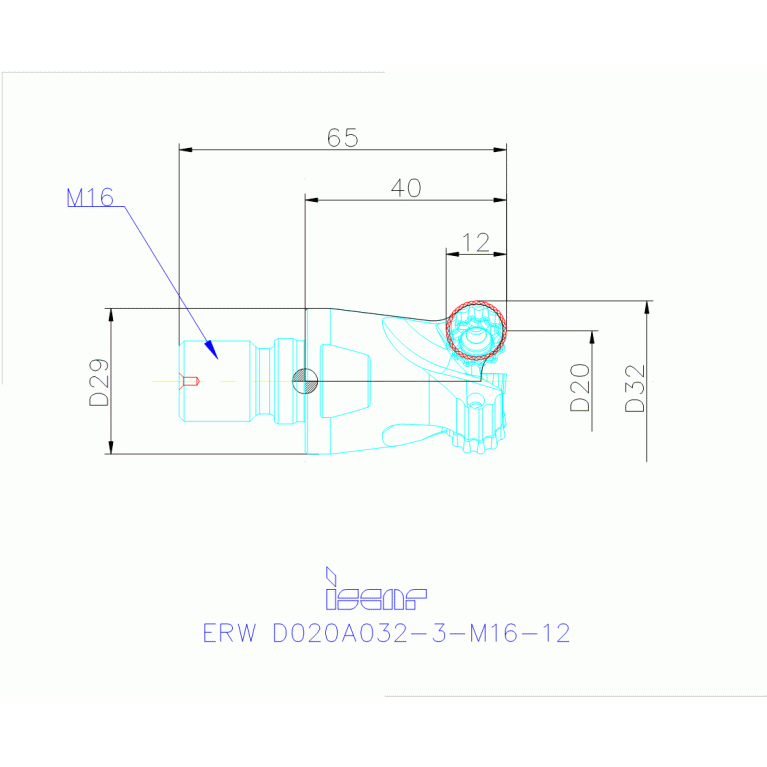 ERW D020A032-3-M16-12