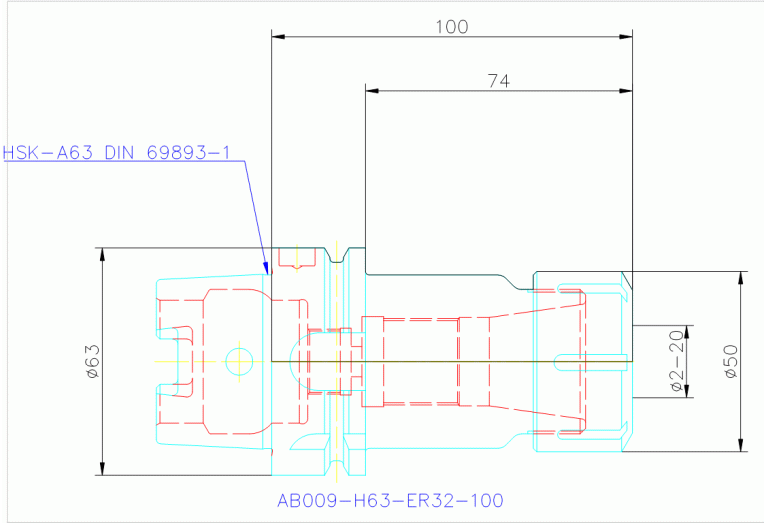 AB009-H63-ER32-100