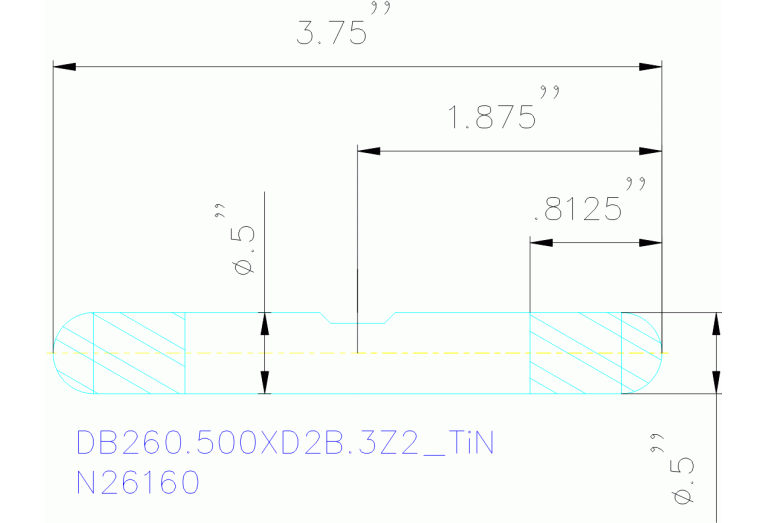 DB260.500XD2B.3Z2 TIN